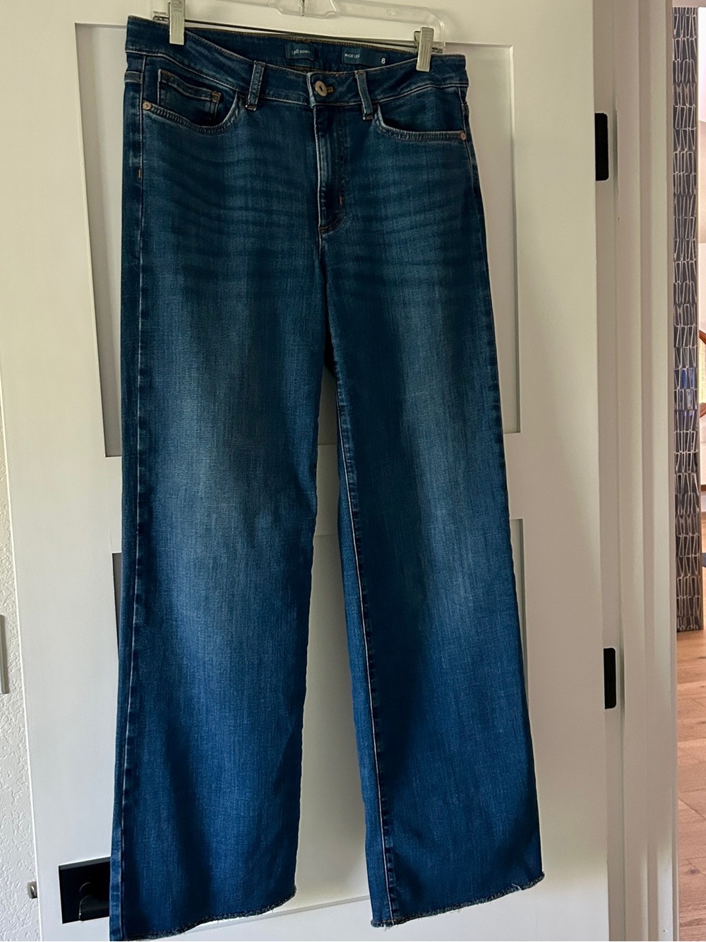 J. Jill Dark Blue Wide Leg Jeans
